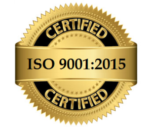 ISO 9001:2015 Certified